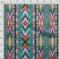 thumbnail image 4 of oneOone Viscose Chiffon Dusty Teal Green Fabric Tribal Diy Clothing Quilting Fabric Print Fabric By Yard 42 Inch Wide, 4 of 6