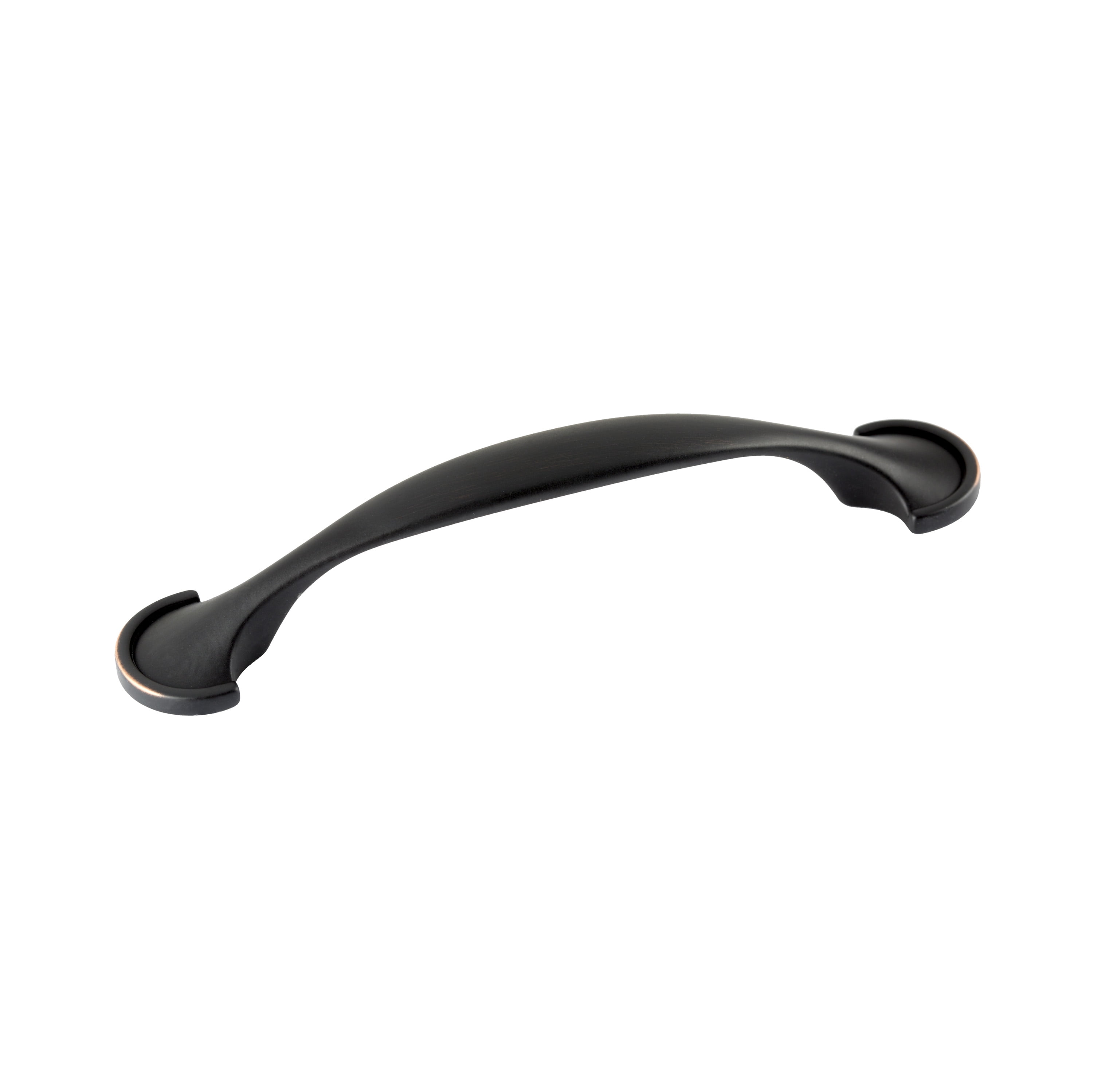 Mainstays 3-3/4' (96mm) Center-to-Center Wide Footed Cabinet Pull, Oil Rubbed Bronze, 6 Pack