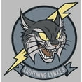 thumbnail image 2 of Men's Strange World Lightning Lynxes Graphic Tee Athletic Heather 2X Large, 2 of 5