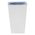 thumbnail image 2 of Rbaofujie Plastic High End Multi Color Water Storage Lazy Flower Pot Brick Pattern Imitation Metal Plastic Flower, 2 of 2