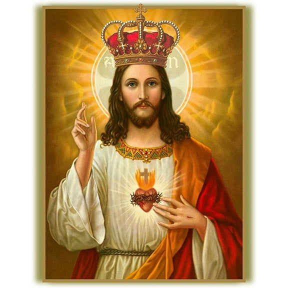 Iconic Arts Laminated 14x18 Poster: Jesus Christ - Jesus-Christ- 27