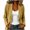 *1-Yellow, variant on VBVC Women's Notched Lapel Single Button Blazer , Long Sleeve Office Suit Jacket For Women , Ladies' Business Blazer with Pockets,Beige,S-3XL