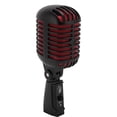 thumbnail image 1 of Professional Vintage Wired Microphone, Zinc Alloy Retro Dynamic Vocal Microphone with Self Tensioning Rotating Rack for Singing, Karaoke, and Stage, Includes Mic and Manual, 1 of 7