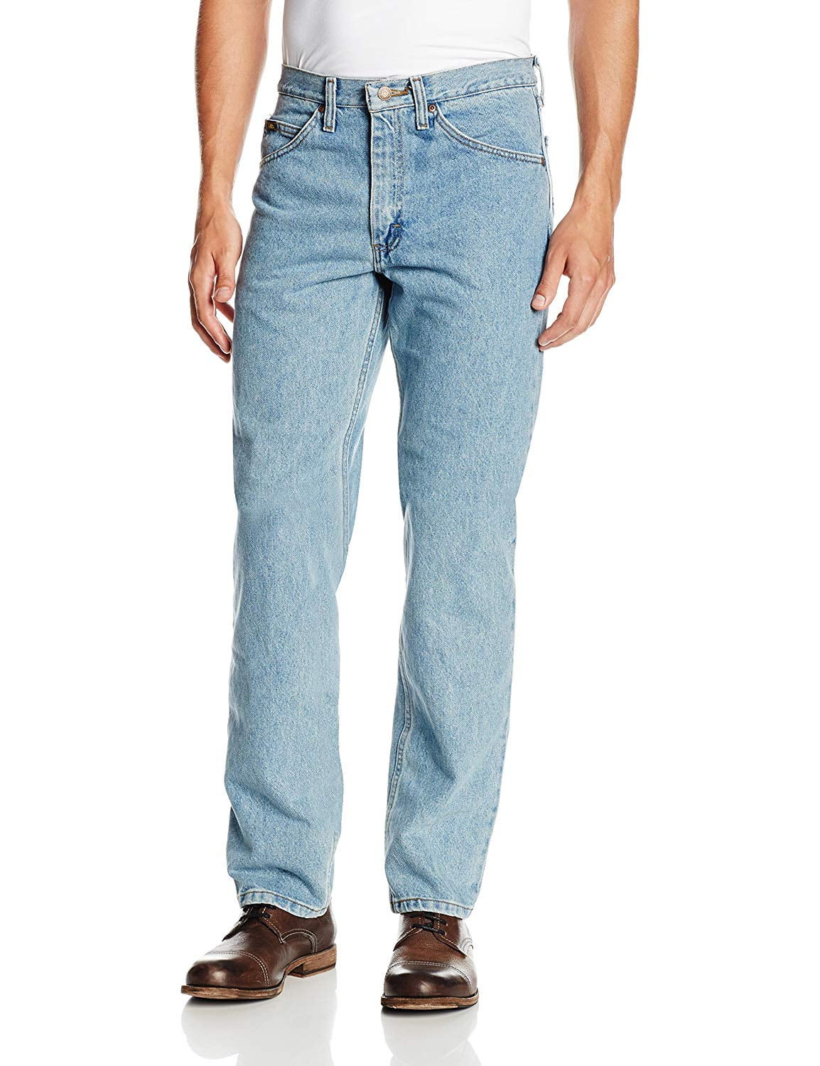 lee classic fit straight leg at the waist