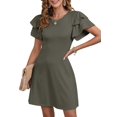 thumbnail image 1 of Vestido Dokotoo 2025 con volantes de verano y mangas para mujer, 1 of 5
