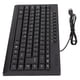 thumbnail image 1 of Teclado negro, mini teclado para el hogar, oficina, mini teclado, teclado de computadora, rendimiento comprobado, 1 of 9