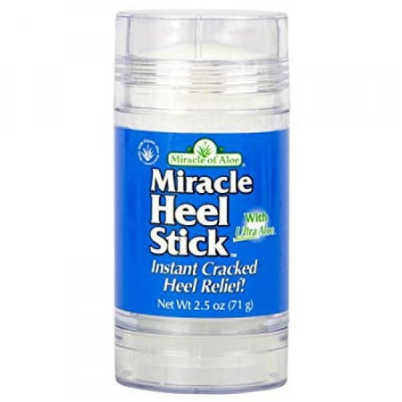 Miracle Heel Stick 2.5 oz - Ends Hard, Cracked, Rough Heels (Best Cure For Dry Cracked Heels)