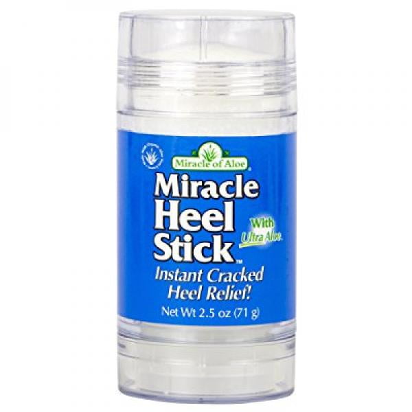 Miracle Heel Stick 2.5 oz Ends Hard, Cracked, Rough Heels Forever!