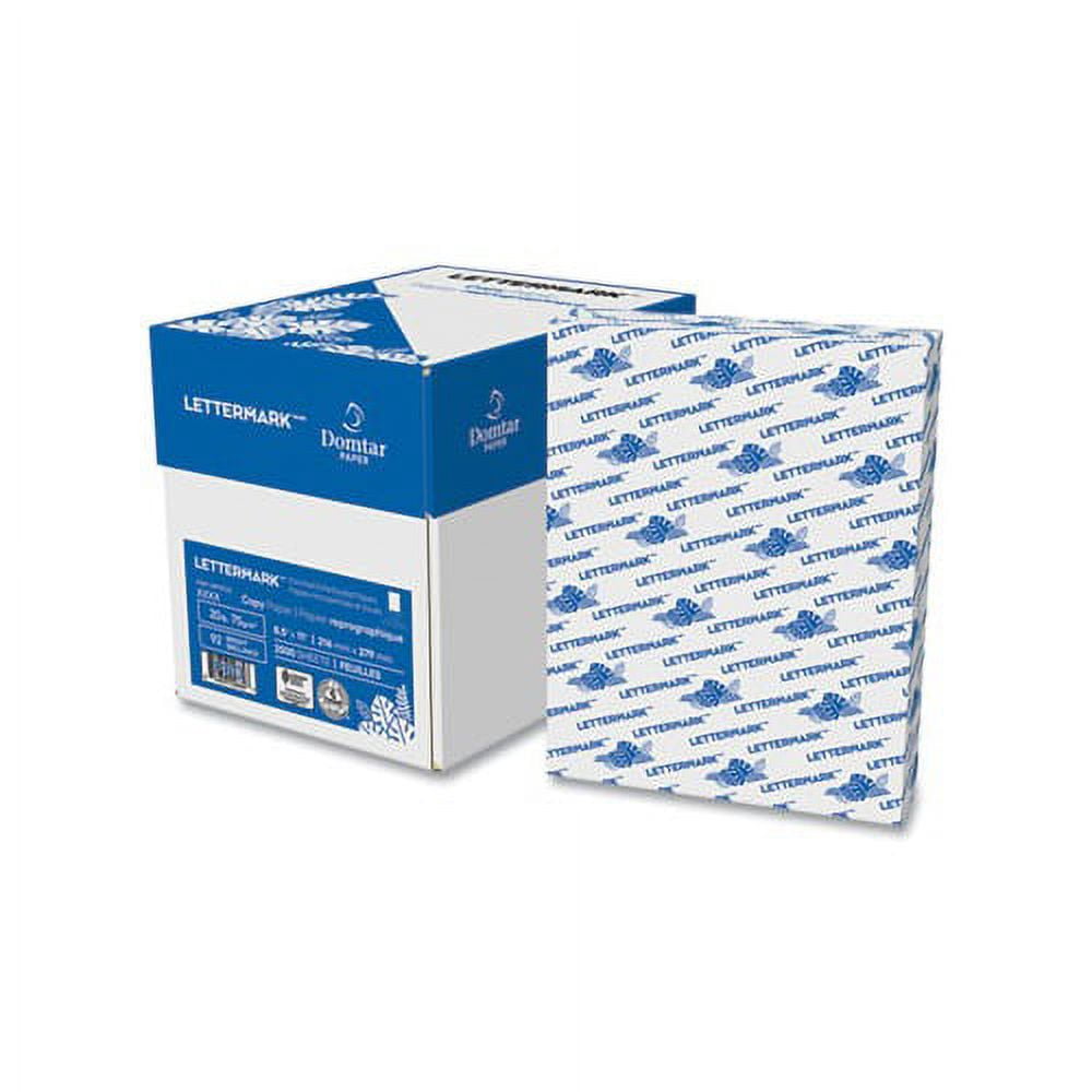 Domtar Custom Cut-Sheet Copy Paper, 24 lb, 8 1/2 x 11, White, Perfed 3 1/2", 1 RM