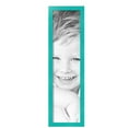 thumbnail image 2 of ArtToFrames 7" x 27" Aqua Picture Frame, 7x27 inch Green Wood Poster Frame (WOM-5186),  Pack, 2 of 7