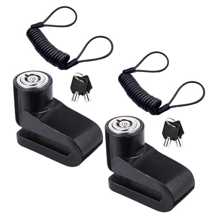 UPOUART Electric Scooter Disc Brake Lock Steel 2Pcs Anti Theft