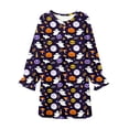 thumbnail image 4 of JAJAHO Girls Nightgown Halloween Pajamas Long Sleeve Ruffle Princess Sleep Dress For Kids 3-14Y, 4 of 5