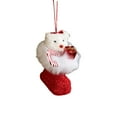 thumbnail image 2 of Plush Bear Ornament under $5! Yannianjz Plush Bear Ornament, Red White Boots Gift Bear, Christmas Tree Hanging Decor, Cute Teddy Bear Ornament, Festive PlushToys Decoration for Xmas Tree, 2 of 6