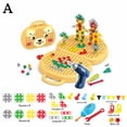 thumbnail image 4 of Boîte à Outils Magic Play, Boîte à Outils Magic Play Créative avec Perceuse Ours S8O3 F5Q9 Z7I9, 4 of 8