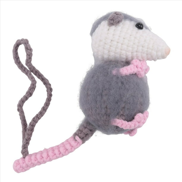 Colgante de Coche de Zarigüeya, Colgante de Coche de Zarigüeya, Colgante de Espejo de Coche de Ganchillo Hecho A Mano, Accesorios de Decoración