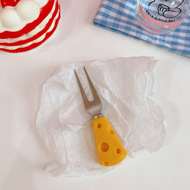 Cubiertos pequeños BuyWeek para queso de acero inoxidable para niñas vajilla para pasteles elegantes y modernos