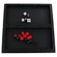 thumbnail image 3 of Milaget Plastic Folding Backgammon Board Checkers Chess game Kids Adult Party, 3 of 9