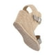 thumbnail image 4 of Sandalia De Plataforma Confort Turkia Con Yute Natural Napa Metálica Inox Para Mujer, 4 of 5