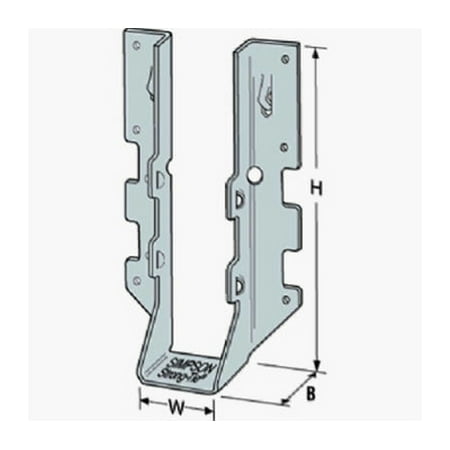 

2PC Simpson Strong Tie LUS210Z G185 2 By 10 Inch Joist Hanger