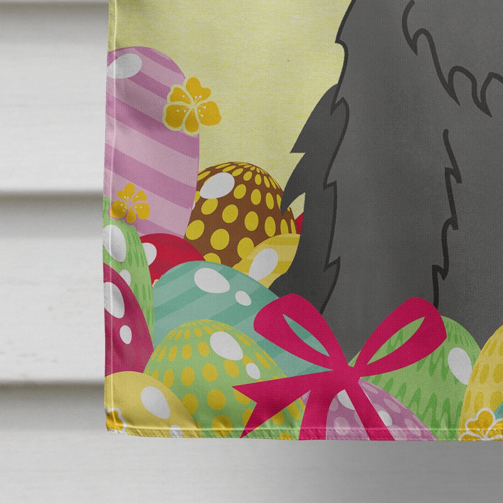 Easter Eggs Cocker Spaniel Black Flag Canvas House Size