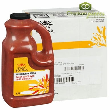Casa Solana Cla Salsa Mild Chunky 3.7L/8.16lbs (2/Case) - Canadian Made
