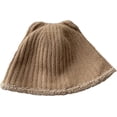 thumbnail image 2 of CoCopeaunts Bucket Hat for Women Cute Cat Ears Plush Fisherman Hat Warm Keeping Woolen Reversible Knitted Hat Double Sided Wear, 2 of 8
