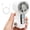 White, variant on Threns Clip On Portable Fan, Rechargeable Handheld Mini Fan with LED Display, Detachable Clip, Stroller Fan for Baby, Compact Travel Essentials/Lash, Summer Gifts for Women