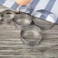thumbnail image 4 of Dengjunhu 2Sets Round Cookie Cutter Set, Donut Cutter Set, Stainless Steel Circle Fondant Molds For Dough Pastry Biscuits English Muffins, 4 of 7