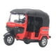 thumbnail image 5 of Modelo de triciclo a escala 1:14, figura en miniatura, estilo retro, vehículo de juguete coleccionable Rojo, 5 of 9