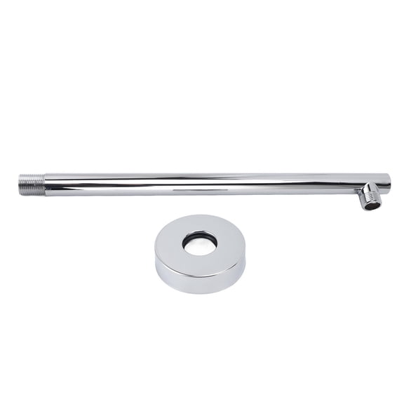 BIMZUC 35cm Stainless Steel Shower Arm with Flange Mount – Durable, Rust‑Resistant, Easy Install, Versatile for Shower Screens & Accessories