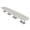 Lakeland Salt w/Silver Base no Electric, variant on 22' Modular Arc Boat Boardroom Table Square Metal Bases Power And Data