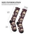 thumbnail image 4 of Pofeuu funny Skull star Print Compression Socks for Women & Men Circulation - Best Support for Nurses,Running,Athletic,Sports, 4 of 7