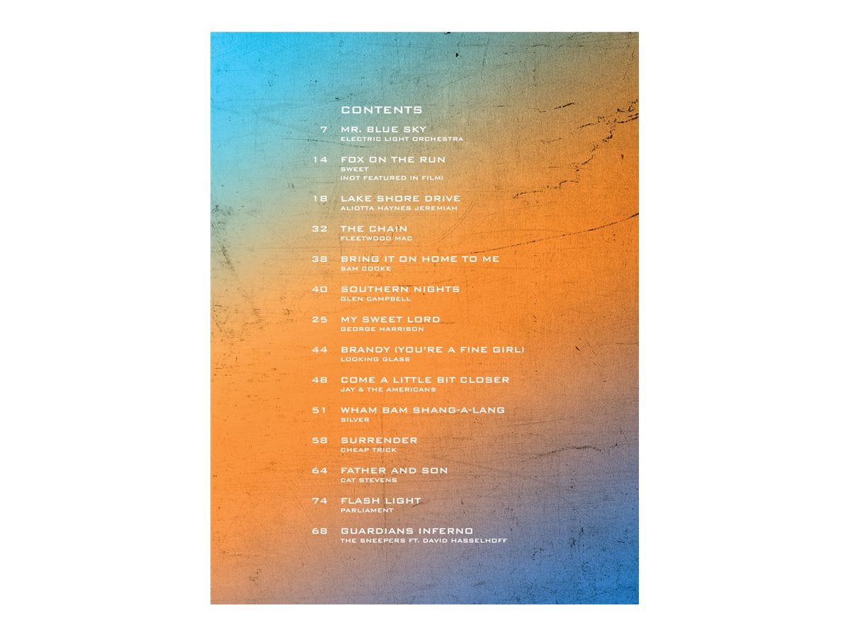 Guardians Of The Galaxy Vol 2 Music From The Motion Picture Soundtrack Various Sheet Music Songbook Walmart Com Walmart Com