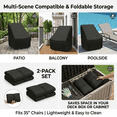 thumbnail image 6 of Patio Chair Covers, Waterproof Patio Furniture Covers, Heavy Duty and Waterproof Outdoor Lawn , 35"W x 35"D x 35"H, 6 of 6