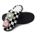 thumbnail image 4 of Mens Cozy Slippers Invader Zim Invader Zim Warm Soft Plush Slipper Slip-on House Shoes for Home Indoor Outdoor, 4 of 7