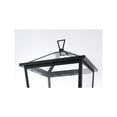 thumbnail image 3 of Elegant Lighting Oxford 7 inch Outdoor Pendant in Black, 3 of 7