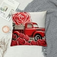 thumbnail image 2 of Nawypu  Valentines Day Pillow Covers for Valentines Decor Red Love Heart Roses Valentines Day Throw Pillows Decorative Cushion Cover Valentine's Day Pillowcase for Sofa Bed, 2 of 5