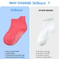 thumbnail image 5 of SkiBeaut Non Slip Toddler Socks 12 Pairs Ankle Socks with Grips for 0-7 Years Toddlers Baby Infant Kids Girls Boys, 5 of 7