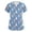 Sky Blue, variant on LTTVQM Easter Scrub Tops Women Plus Size Bunny Eggs Print Cute Short Sleeve Shirts Casual V Neck Vacation Tops with Pockets Dark Blue 3XL