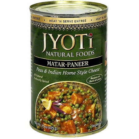 Jyoti Matar-Paneer, 15 oz (Pack of 6)