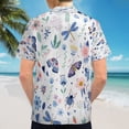 thumbnail image 6 of High Quality Hawaiian Shirts for Men Short Sleeve Aloha Beach Shirt Floral Summer Casual Button Down Shirts Blouses NOCZJR, 6 of 7