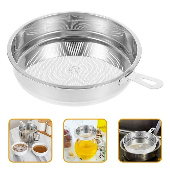Homoyoyo Stainless Steel Fine Mesh Strainer Filter for Home Cooking Oil Infuser and Kitchen Use