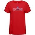 thumbnail image 2 of Women's Levelwear  Red New York Rangers Influx Journey T-Shirt, 2 of 3