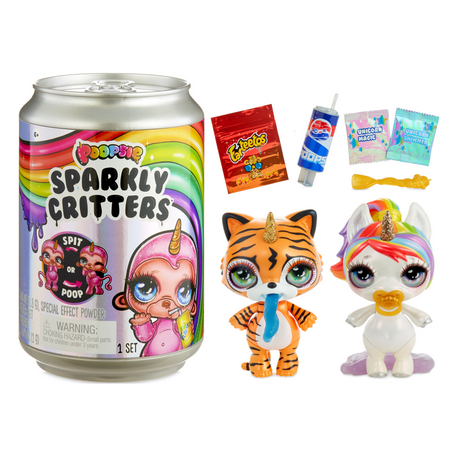 Poopsie Sparkly Critters 6" Figures That Magically Poop or Spit Slime