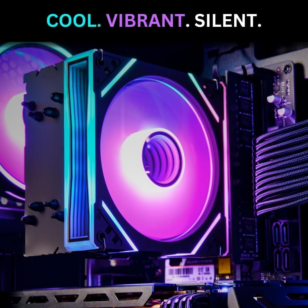Novatech Titan Pro - Prebuilt Gaming PC Desktop Computer - RTX 5060 - Ryzen 5 - 4.2GHz - 16GB RAM - 1TB M.2 SSD WiFi/BT, Win 11 - Gaming Computer Tower - Pre Built PC Gaming - 1 Year Warranty
