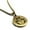 Gold, variant on Stainless Steel Viking Battle Axe Round Medallion Pendant Necklace