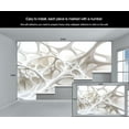 thumbnail image 4 of 3D Abstract Geometric Wall Murals For Living Room Bedroom, Modern Minimalist Mural, White Lines Large Wall Mural, Nordic Murals, Geometry Home Decor & Gift 110"W x 79"H (Not Peel and Stick), 4 of 6