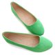 thumbnail image 1 of Zapatillas de ballet ZTWUTANG Stunner para mujer, sin cordones, color verde, talla 39, 1 of 7