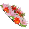 thumbnail image 3 of LOLIPPYY Artificial Flower Wreath for Graveyard, Mourning Garland Decoration, and Realistic Memorial Wreath, 3 of 7
