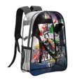 thumbnail image 2 of VoltronMochila transparente temática, resistente y duradera, bolsa see-through para trabajo, deporte, universidad y viaje, 31 × 43 cm, 2 of 6